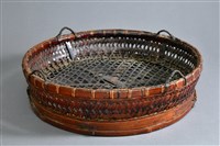 藏品(四層圓竹籃(右籃-底座))的圖片